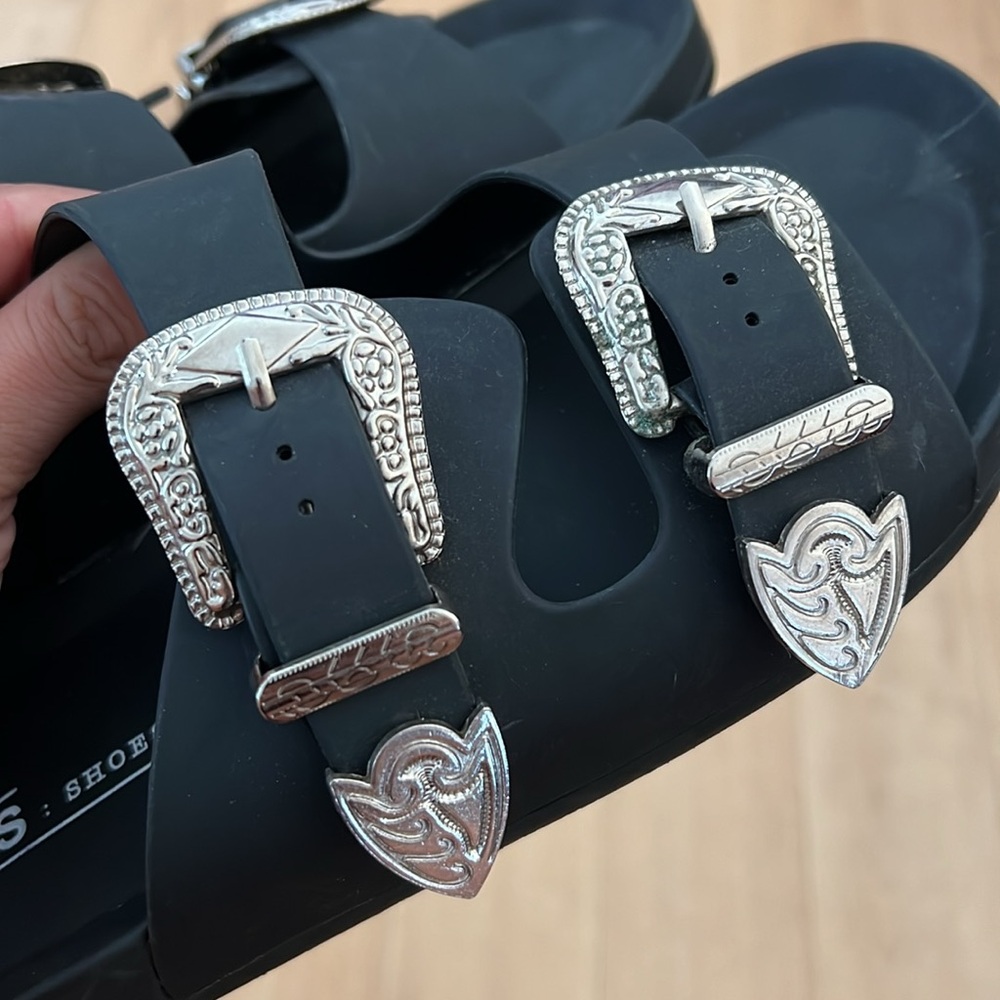 ASOS Black Buckle Belt Strap size 7